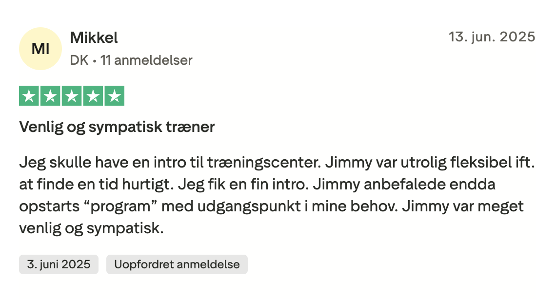 Trustpilot anmeldelse 2