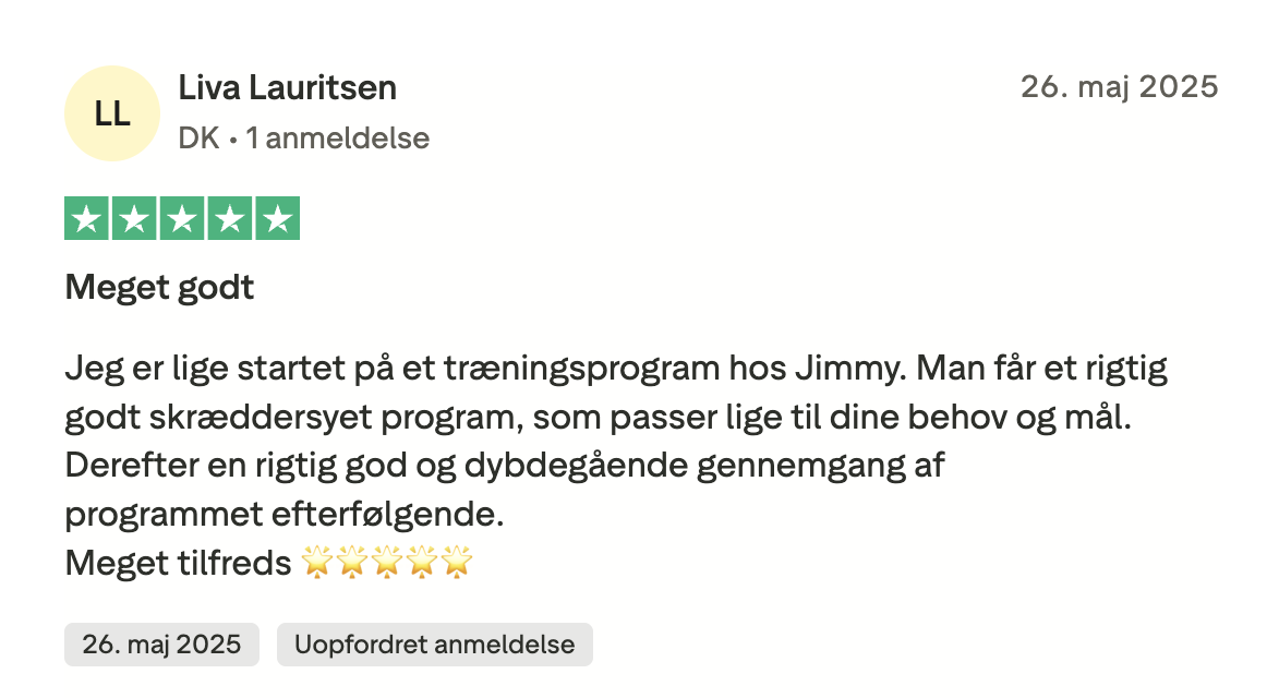 Trustpilot anmeldelse 8